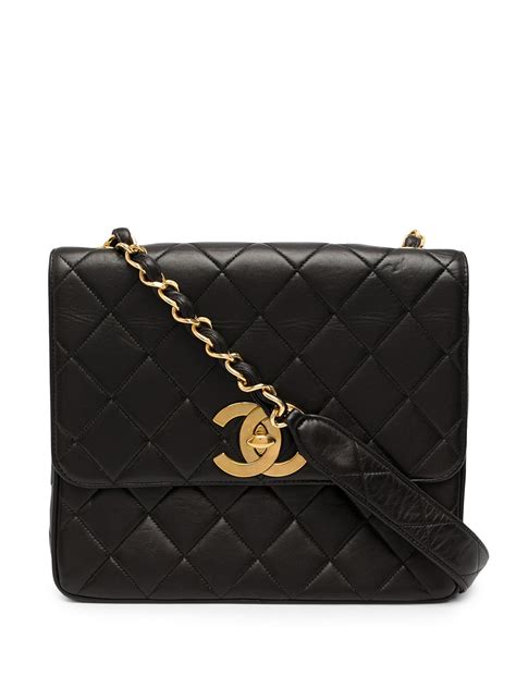 vintage chanel crossbody bag|chanel flap bag pre owned.